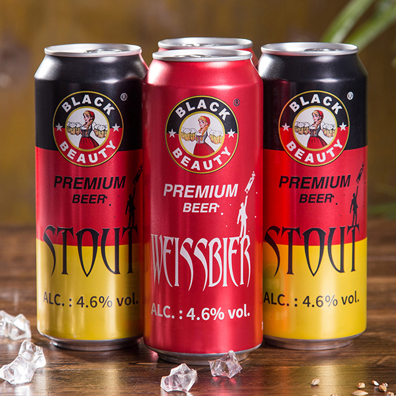 Hot Sale Custom Alcohol Content 330ml 12oz Dark Malt Beer Alcoholic Drink Wheat Stout Beer with OEM Service