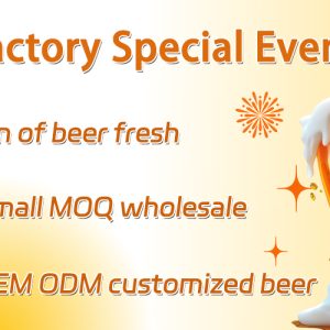 Hot Sale Custom Alcohol Content 330ml 12oz Dark Malt Beer Alcoholic Drink Wheat Stout Beer with OEM Service