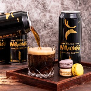 Wholesale Hot Selling Cheap Price 330ML 500ML Traditional Brewing German Dark Black Stout Canned Beer for Custom Private Brand