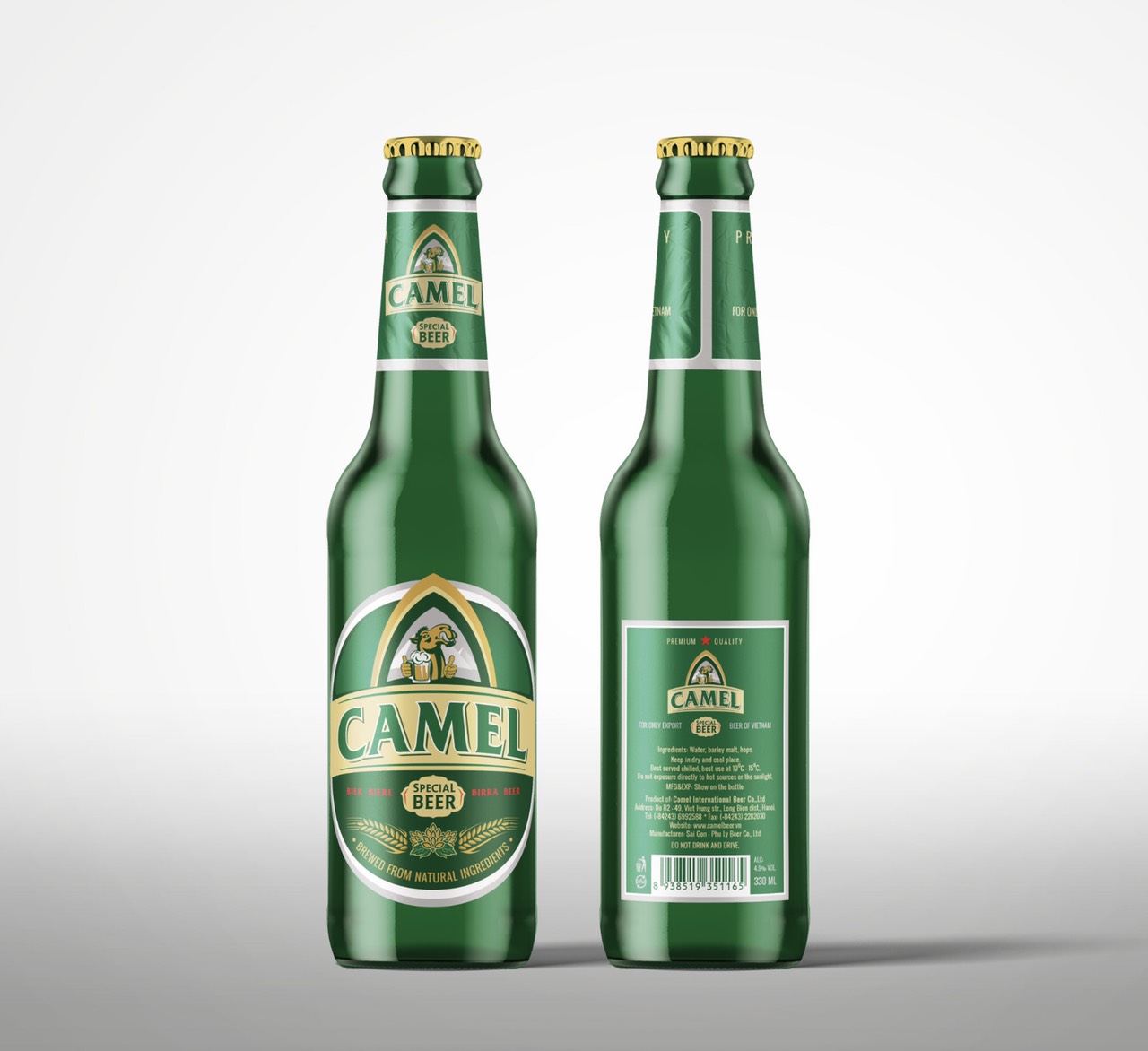 Camel Beer Stout OEM Brand Private Label Lager Best Price Wholesale Packaged in Bottle