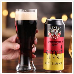 Hot Sale Custom Alcohol Content 330ml 12oz Dark Malt Beer Alcoholic Drink Wheat Stout Beer with OEM Service